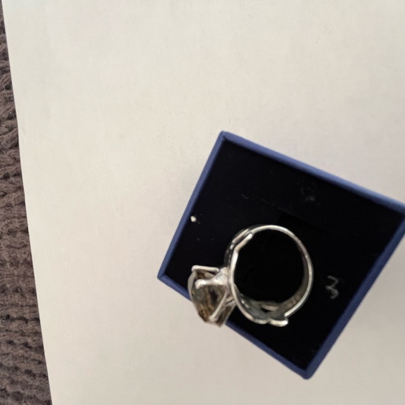 Smokey topaz sterling vintage ring - Picture 3 of 16